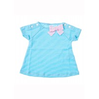 Футболка с коротким рукавом Petit Bateau для девочек